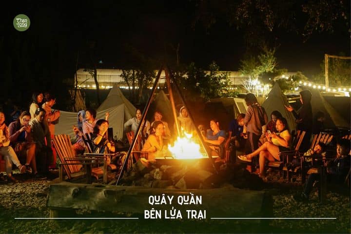 BBQ - Lửa trại - xem phim ngoài trời cực chill tại Thôn Lũng với giá chỉ 450k